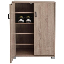 Παπουτσοθήκη ξύλινη 5 θέσεων οξιά 60x30x84εκ Ankor 741939