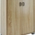 Ντουλάπι ξύλινο με δύο ράφια οξιά 60x30x83.5εκ Ankor 745500
