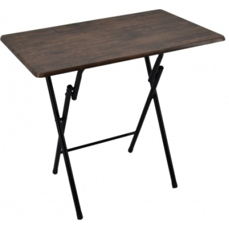 Τραπέζι ξύλινο πτυσσόμενο 90x70εκ σκούρο καφέ Αnkor 774371