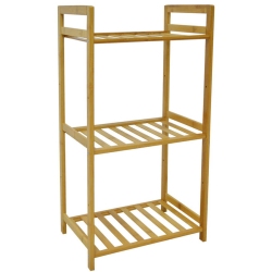 Ραφιέρα ξύλινη μπαμπού natural 35x25x71εκ Ankor 819508