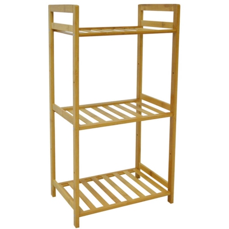 Ραφιέρα ξύλινη μπαμπού natural 35x25x71εκ Ankor 819508