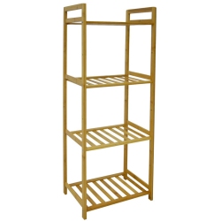 Ραφιέρα ξύλινη μπαμπού natural 35x25x100εκ Ankor 819515