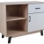 Ντουλάπι-κομότα ξύλινο natural-λευκό 94x38x74εκ Ankor 825837