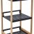 Ραφιέρα ξύλινη μπαμπού μαύρο-natural 30x30x70εκ Ankor 824472