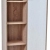 Ραφιέρα-ντουλάπι ξύλινη λευκό-natural 60x30x130εκ Ankor 830329