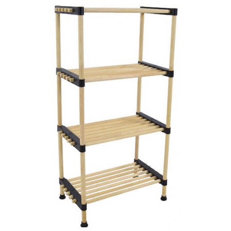 Ραφιέρα ξύλινη natural 49x28x92.5εκ Ankor 820535