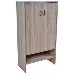 Παπουτσοθήκη ξύλινη με ράφι οξιά 60x30x110εκ Ankor 834297