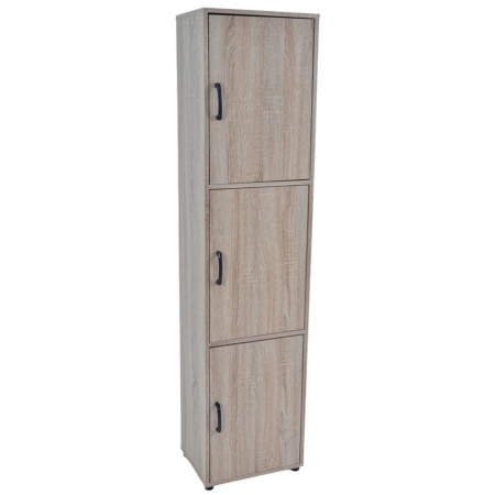 Ντουλάπι ξύλινο με ράφια οξιά 40x30x166εκ Ankor 837472