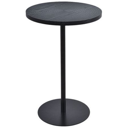 Τραπεζάκι βοηθητικό μεταλλικό-ξύλινο μαύρο 35x53.5εκ Ankor 843077