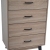 Συρταριέρα ξύλινη οξιά 60x40x93εκ Ankor 845019