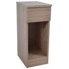 Κομοδίνο ξύλινο οξιά 24x33x60εκ Ankor 845040