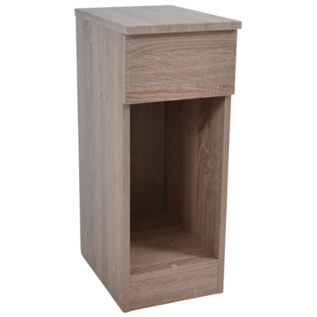 Κομοδίνο ξύλινο οξιά 24x33x60εκ Ankor 845040