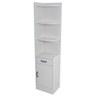 Στήλη μπάνιου-ντουλάπι ξύλινο λευκό 40x32x168εκ Ankor 849123