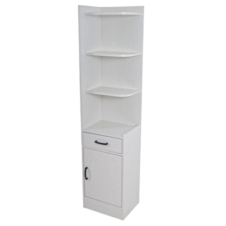 Στήλη μπάνιου-ντουλάπι ξύλινο λευκό 40x32x168εκ Ankor 849123