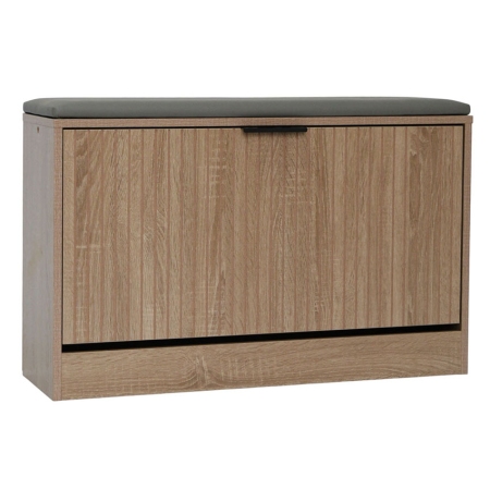 Παπουτσοθήκη με κάθισμα ξύλινη οξιά 80x24x50εκ Ankor 852963