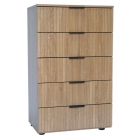 Συρταριέρα ξύλινη οξιά 60x40x101εκ Ankor 852932