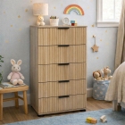 Συρταριέρα ξύλινη οξιά 60x40x101εκ Ankor 852932