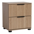 Κομοδίνο ξύλινο οξιά 40x30x44εκ Ankor 852918