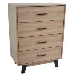 Συρταριέρα ξύλινη οξιά 80x40x93εκ Ankor 852406