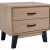 Κομοδίνο ξύλινο natural 48x38x44εκ Ankor 855117
