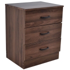 Κομοδίνο ξύλινο καρυδί 48x38x60εκ Ankor 851867