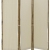 Παραβάν μπαμπού με ύφασμα natural/εκρού 160εκ Inart 3-50-236-0018