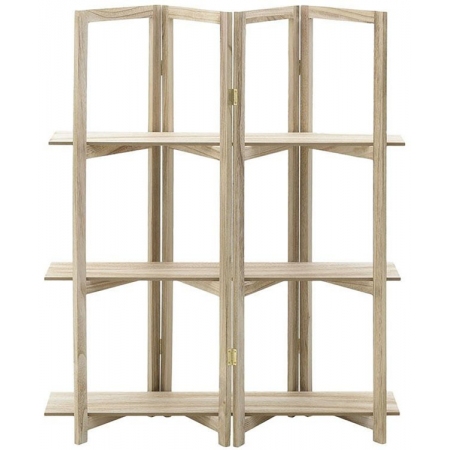 Ραφιέρα-βιβλιοθήκη ξύλινη natural 100x35x120εκ Click 6-50-299-0010