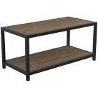 Τραπέζι σαλονιού ξύλινο καρυδί-μαύρο 90x44x42εκ Click 6-50-174-0004