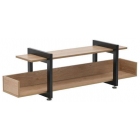 Έπιπλο τηλεόρασης ξύλινο-μεταλλικό μαύρο-natural 150x40x47εκ Click 6-50-920-0001