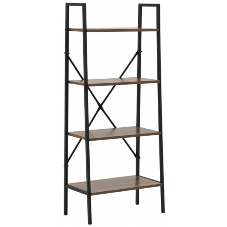Βιβλιοθήκη-ραφιέρα μεταλλική/ξύλινη 60x33x148εκ Click 6-50-794-0025