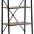 Βιβλιοθήκη-ραφιέρα μεταλλική/ξύλινη 60x33x148εκ Click 6-50-794-0025