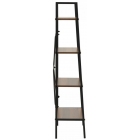 Βιβλιοθήκη-ραφιέρα μεταλλική/ξύλινη 60x33x148εκ Click 6-50-794-0025