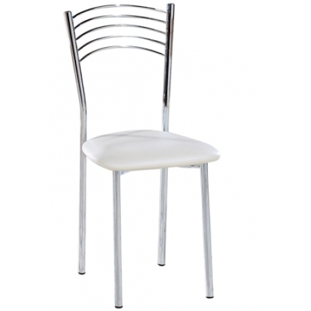 Καρέκλα Μάρα μεταλλική με δερματίνη Α718-IT