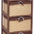 Συρταρίερα ξύλινη καφέ-natural 44x35.5x116εκ Sinialo 37-07-ΗΖ9207Β