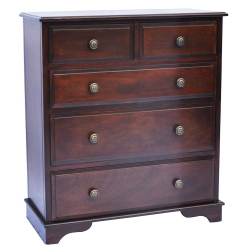 Συρταριέρα ξύλινη καφέ 80x35x90εκ Sinialo 39-53-92013