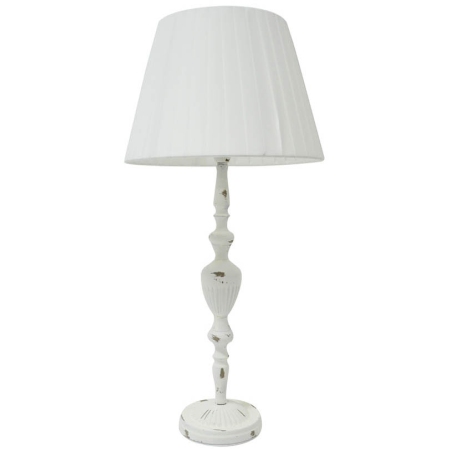 Λάμπα επιτραπέζια μεταλλική αντικέ μπεζ-λευκό 28x58εκ Ankor 826957