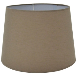 Καπέλο φωτιστικού υφασμάτινο καφέ 32x24εκ Ankor 827107