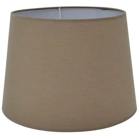 Καπέλο φωτιστικού υφασμάτινο καφέ 32x24εκ Ankor 827107