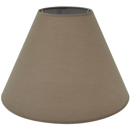 Καπέλο φωτιστικού υφασμάτινο καφέ 38x25εκ Ankor 827121