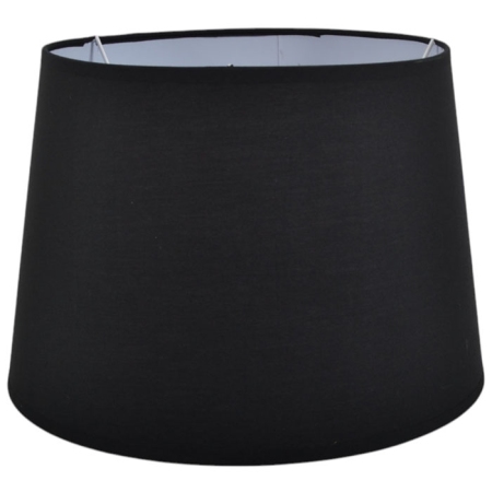 Καπέλο φωτιστικού υφασμάτινο μαύρο 32x24εκ Ankor 845736
