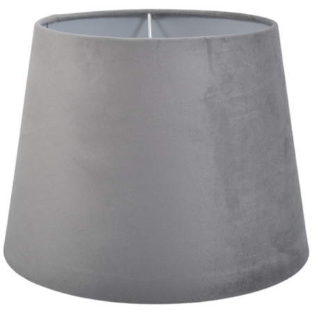 Καπέλο φωτιστικού βελούδινο γκρι 32x24εκ Ankor 845804