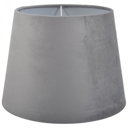 Καπέλο φωτιστικού βελούδινο γκρι 35x25.5εκ Ankor 845811