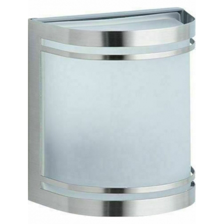 Απλίκα τοίχου ανοξείδωτη Omega 14x10.5x16.5εκ Viokef 4032400