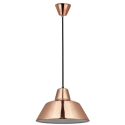 Φωτιστικό μονόφωτο Glen χάλκινο 28,5εκ Viokef 4105603