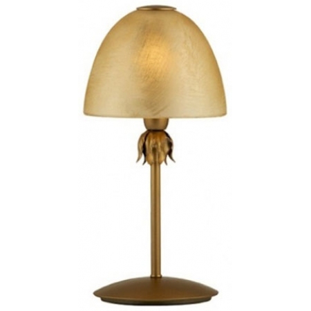 Πορτατίφ μεταλλικό-γυάλινο χρυσό-μελί 19x36εκ Viokef 3041000