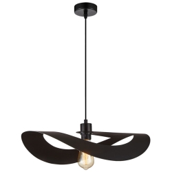 Φωτιστικό μονόφωτο μεταλλικό Mas μαύρο 50x11εκ Viokef 4304400