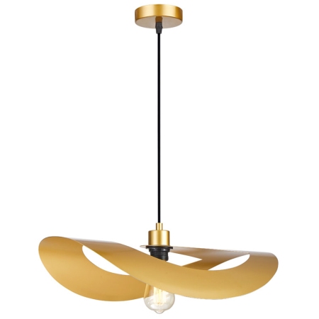 Φωτιστικό μονόφωτο μεταλλικό Mas χρυσό 50x11εκ Viokef 4304401