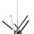 Φωτιστικό Led Ray μαύρο 52x120εκ Viokef 4301300