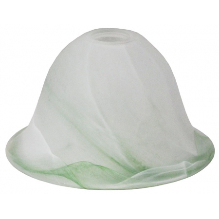 Γυαλί πορτατίφ ανταλλακτικό Ε14 πράσινο 18x10.5εκ Sinialo 2010014