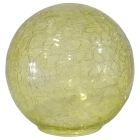 Γυαλί λάμπας ανταλλακτικό κρακελέ πράσινο 15x14εκ Sinialo 2010020